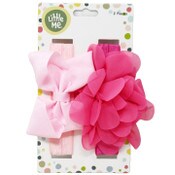 Wholesale - Little Me 2PC FLOWER AND BOW ON BRA STRAP HEADWRAP C/P 36, UPC: 027467235769